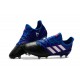 Scarpe da Calcio Uomo adidas Ace 17.1 Leather Fg Blu Bianco Nero