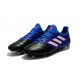Scarpe da Calcio Uomo adidas Ace 17.1 Leather Fg Blu Bianco Nero