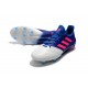 Scarpe da Calcio Uomo adidas Ace 17.1 Leather Fg Blu Rosa Bianco