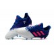 Scarpe da Calcio Uomo adidas Ace 17.1 Leather Fg Blu Rosa Bianco