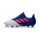 Scarpe da Calcio Uomo adidas Ace 17.1 Leather Fg Blu Rosa Bianco