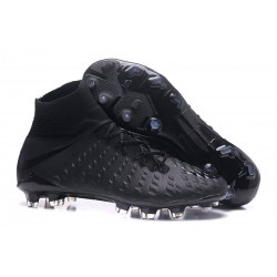 Nike Hypervenom Phantom III Dynamic Fit FG Scarpa da Calcio Tutto Nero
