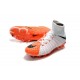 Scarpe Nike Hypervenom Phantom III DF FG Flyknit - Bianco Arancio