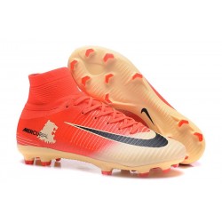 Nike Scarpe Mercurial Superfly V FG Uomo - Rosso Oro