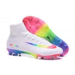 Nike Scarpe Mercurial Superfly V FG Uomo - Bianco Colorato