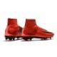 Nike Scarpe Mercurial Superfly V FG Uomo - Rosso Nero