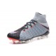 Scarpe Nike Hypervenom Phantom III DF FG Flyknit - Grigio Nero