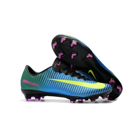 Scarpe da Calcio Nike Mercurial Vapor 11 FG - Blu Giallo