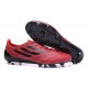 Nuovo Scarpa Da Calcio Adidas F50 Adizero FG Rosso Nero