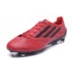 Nuovo Scarpa Da Calcio Adidas F50 Adizero FG Rosso Nero
