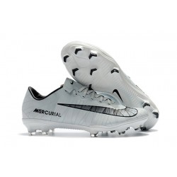 Cristiano Ronaldo Scarpe da Calcio Nike Mercurial Vapor 11 CR7 FG - Bianco Nero