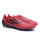 Nuovo Scarpa Da Calcio Adidas F50 Adizero FG Rosso Nero