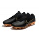 Scarpa da Calcio Nike Mercurial Vapor Flyknit Ultra FG - Nero Oro