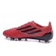 Nuovo Scarpa Da Calcio Adidas F50 Adizero FG Rosso Nero