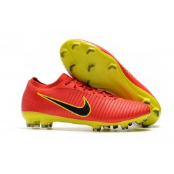 Scarpa da Calcio Nike Mercurial Vapor Flyknit Ultra FG - Rosso Giallo