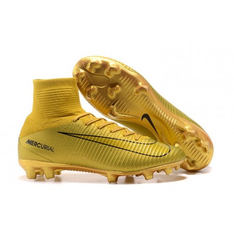 Nike Scarpe Mercurial Superfly V FG Uomo - Oro