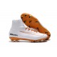 Nike Scarpe Mercurial Superfly V FG Uomo - Bianco Arancio
