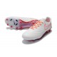 Nike Magista Opus II FG Nuovo Scarpe da Calcetto Bianco Arancio