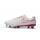 Nike Magista Opus II FG Nuovo Scarpe da Calcetto Bianco Arancio
