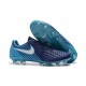 Nike Magista Opus II FG Nuovo Scarpe da Calcetto Blu Bianco