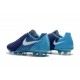 Nike Magista Opus II FG Nuovo Scarpe da Calcetto Blu Bianco
