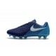 Nike Magista Opus II FG Nuovo Scarpe da Calcetto Blu Bianco