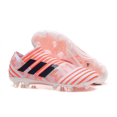 adidas Nemeziz Messi 17+ 360 Agility FG Scarpa da Calcio - Bianco Arancio