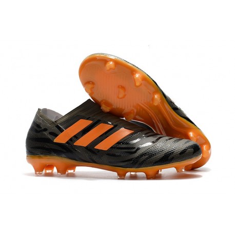 Scarpe adidas Nemeziz Messi 17+ 360 Agility FG - Nero Arancio