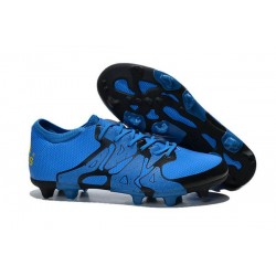 Scarpe da Calcio 2015 Adidas X 15.1 FG/AG Blu Nero