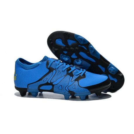 Scarpe da Calcio 2015 Adidas X 15.1 FG/AG Blu Nero