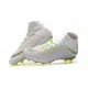 Nike Scarpa Hypervenom Phantom 3 DF FG ACC - Blanco Gris Voltio
