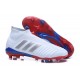 Scarpa da Calcio Adidas Predator Telstar 18+ FG Bianco Argento