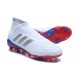 Scarpa da Calcio Adidas Predator Telstar 18+ FG Bianco Argento