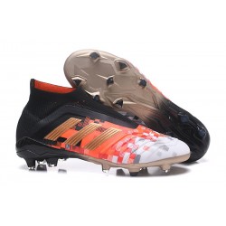 Scarpa da Calcio Adidas Predator 18+ Telstar FG Nero Rosso Oro