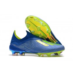 adidas X 18+ FG Scarpa da Calcio - Blu Verde