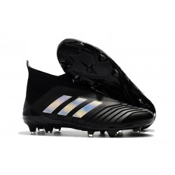 Scarpa da Calcio Adidas Predator 18+ FG Nero Argento