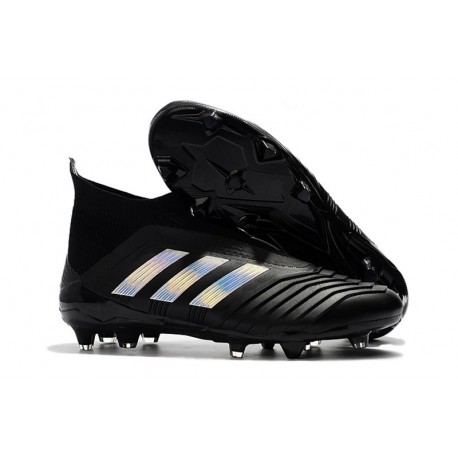 Scarpa da Calcio Adidas Predator 18+ FG Nero Argento