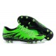 Scarpe da Calcio Uomo 2015 Nike Hypervenom Phinish FG Verde Nero