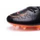 Scarpe da Calcio Uomo 2015 Nike Hypervenom Phinish FG Nero Arancione