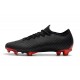 Nike Mercurial Vapor 12 Elite FG ACC Jordan x PSG Nero Rosso