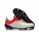 adidas X 18+ FG Scarpa da Calcio - Bianca Rosso Argento