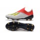 adidas X 18+ FG Scarpa da Calcio - Bianca Rosso Argento