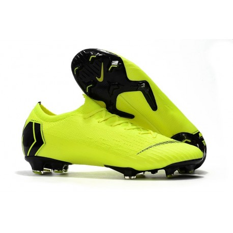 Nike Scarpe da Calcio Mercurial Vapor 12 Elite FG ACC Volt Nero