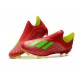 adidas X 18+ FG Scarpa da Calcio - Rosso Verde