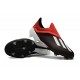 adidas X 18+ FG Scarpa da Calcio - Nero Rosso Bianco