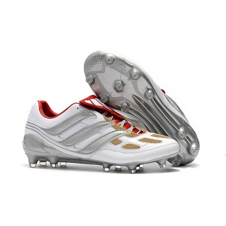 Adidas Predator Accelerator Electricity FG Scarpa - Nero Bianco Blu