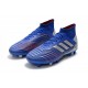 Scarpa Nuovo Adidas Predator 19.1 FG - Blu Argento