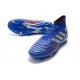 Scarpa Nuovo Adidas Predator 19.1 FG - Blu Argento