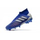 Scarpa Nuovo Adidas Predator 19.1 FG - Blu Argento