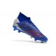 Scarpa Nuovo Adidas Predator 19.1 FG - Blu Argento